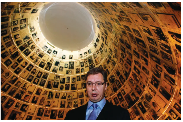 Vu&ccaron;i&cacute; denounces historical revisionism &mdash; while Serbia keeps its own wars unresolved 